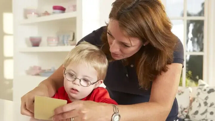 IMAGE OF SPEECH THERAPY FOR KIDS WITH DOWN SYNDROME